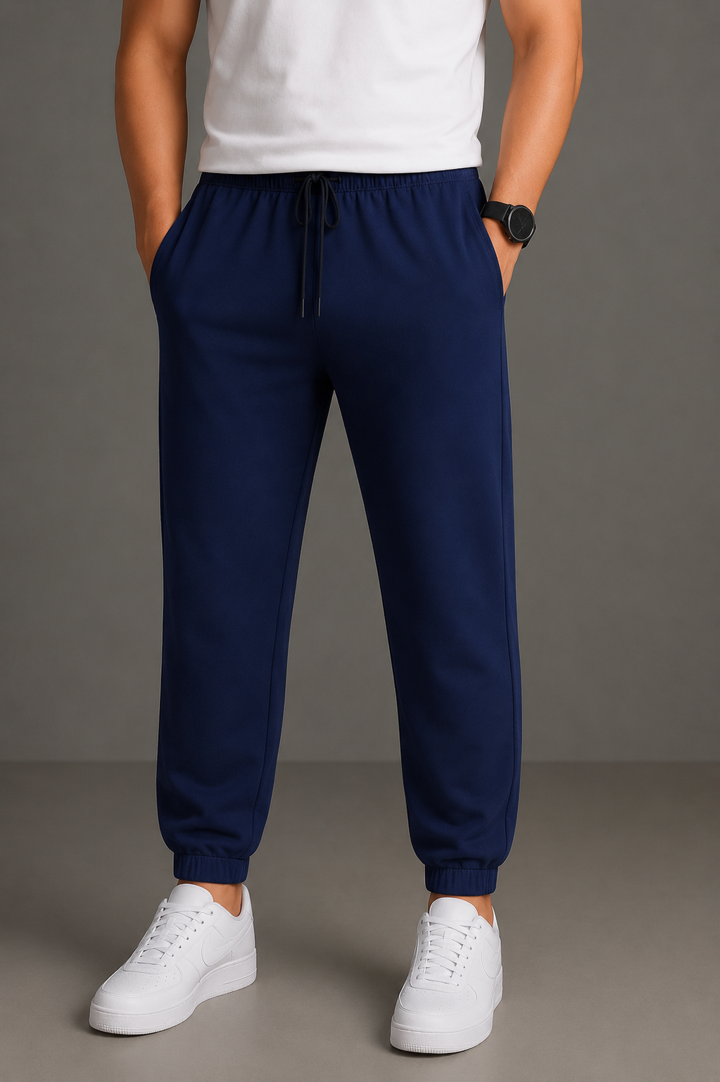 Dark Blue & Black Track Pant Pack of 2