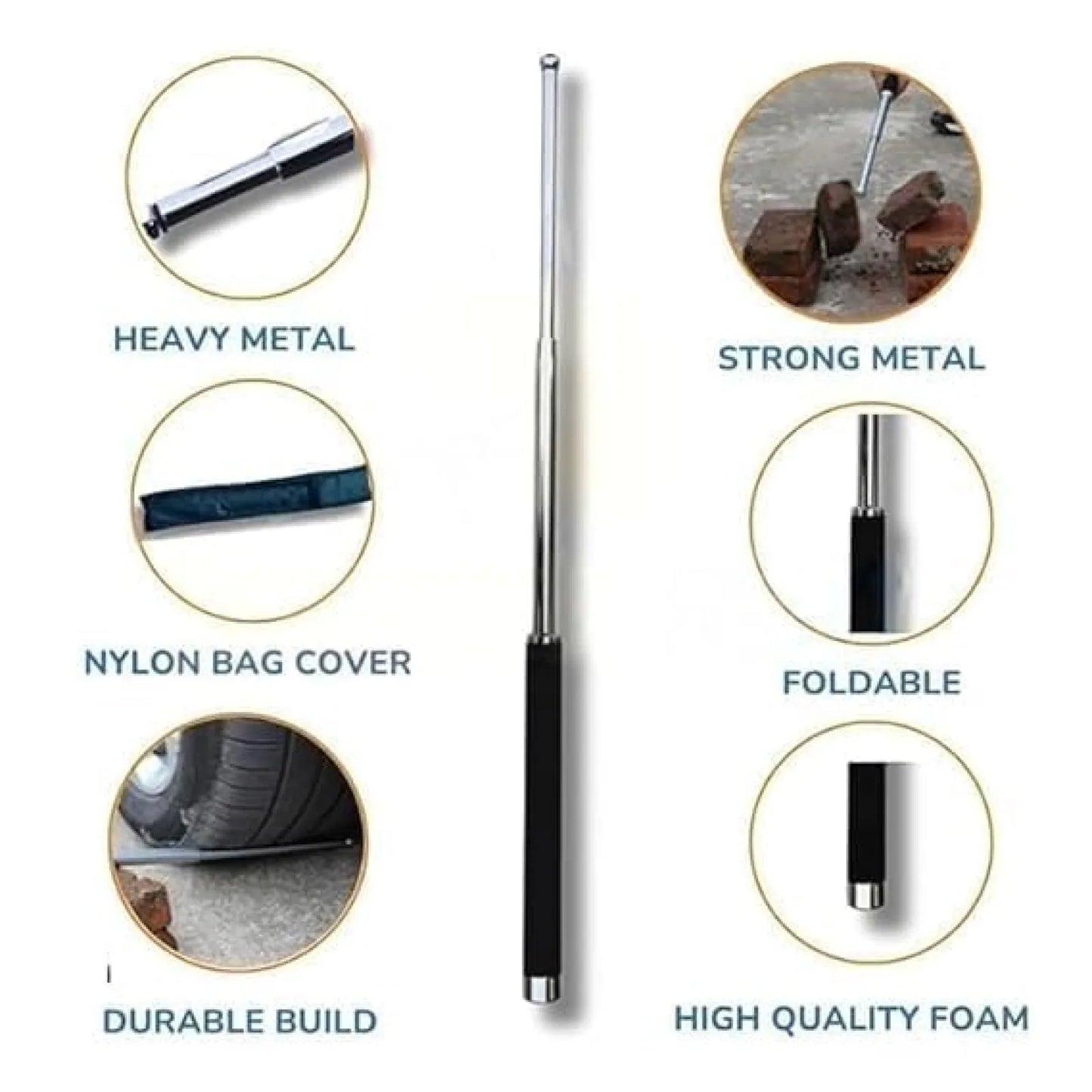 Foldable Self Defence safety stick - CL-JA-1527