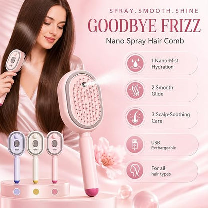 5 in 1 Rechargeable Hair Massage  pack of 1 (assorted colors)