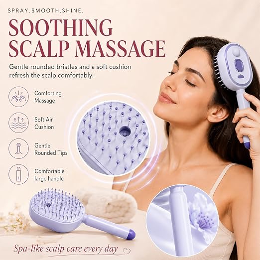 5 in 1 Rechargeable Hair Massage  pack of 1 (assorted colors)