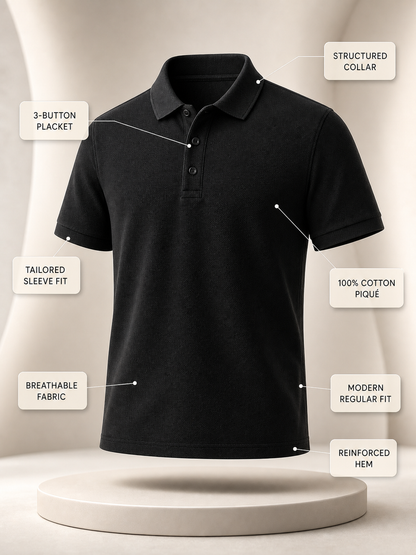 Classic Polo T-Shirt (Pack Of 5)