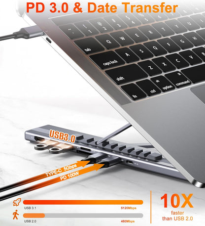 USB Laptop Docking Stand